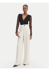 Morgan Body 261-TPLAZA Czarny Slim Fit. Kolor: czarny. Materiał: syntetyk #5