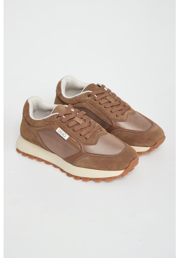 Liu Jo - Sneakersy męskie skórzane LIU JO. Materiał: skóra