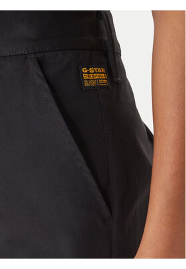 G-Star RAW - G-Star Raw Szorty materiałowe D29089-5126 Czarny Regular Fit. Kolor: czarny. Materiał: bawełna