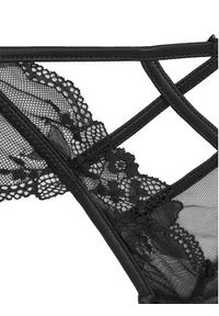 Hunkemöller Stringi Amari 301043 Czarny. Kolor: czarny. Materiał: syntetyk #8