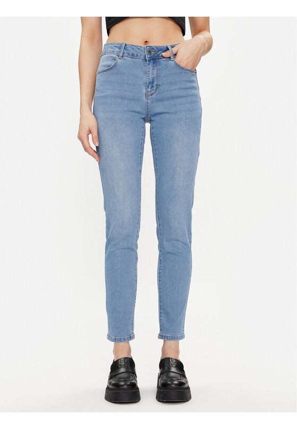 Morgan Jeansy 241-PARDA Niebieski Slim Fit. Kolor: niebieski