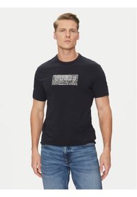 Guess T-Shirt M5GI19 J1314 Granatowy Regular Fit. Kolor: niebieski. Materiał: bawełna #1