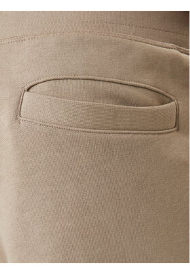 Guess Spodnie dresowe Z6RB12 KAIJ1 Beżowy Regular Fit. Kolor: beżowy. Materiał: bawełna