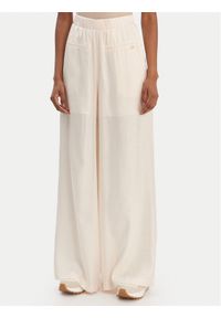 Liu Jo Sport Spodnie materiałowe TA6005 T322A Beżowy Relaxed Fit. Kolor: beżowy. Materiał: wiskoza. Styl: sportowy #1