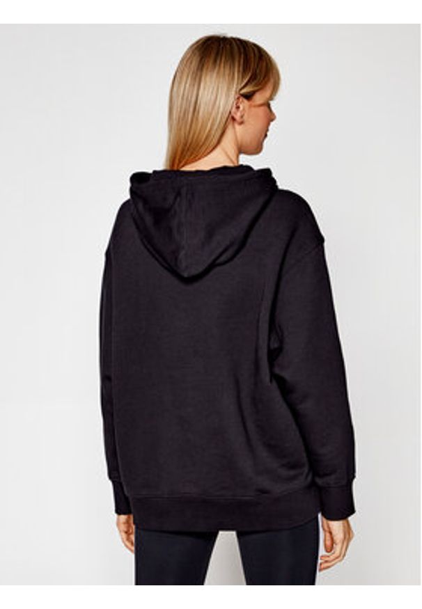 Adidas - adidas Bluza adicolor 3D Trefoil GN2931 Czarny Oversize. Kolor: czarny. Materiał: bawełna