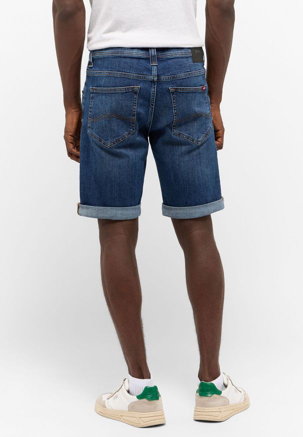 Mustang - MĘSKIE SZORTY MUSTANG Chicago Shorts Z Denim Blue 1015691 5000 883. Materiał: denim