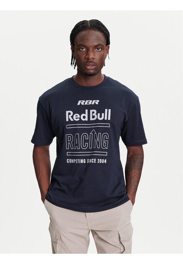 Pepe Jeans T-Shirt Red Bull Racing History RM500020 Granatowy Regular Fit. Kolor: niebieski. Materiał: bawełna