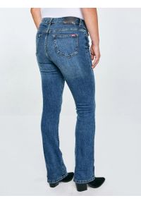 Big-Star - Jeansy damskie granatowe Adela Bootcut 536. Kolor: niebieski. Styl: klasyczny #10