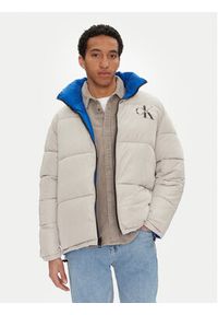 Calvin Klein Jeans Kurtka zimowa 90's J30J324438 Niebieski Oversize. Kolor: niebieski. Materiał: syntetyk. Sezon: zima #2