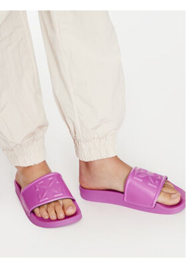OFF-WHITE - Off-White Klapki OWIC006S22MAT0013200 Różowy. Kolor: różowy. Materiał: syntetyk