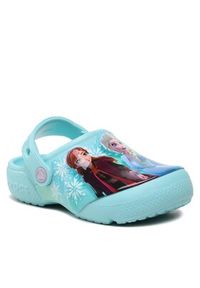 Crocs Klapki FROZEN Fldisneyfrozenllclog K 207465 Niebieski. Kolor: niebieski