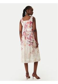 Rinascimento Sukienka koktajlowa CFC0020272002 Kremowy Regular Fit. Kolor: kremowy. Materiał: wiskoza. Styl: wizytowy #6