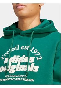 Adidas - adidas Bluza Graphic IS1412 Zielony Loose Fit. Kolor: zielony. Materiał: bawełna #3