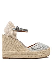 Kurt Geiger Espadryle Mandy Espadrille Wedge 9798910609 Biały. Kolor: biały. Materiał: materiał #1