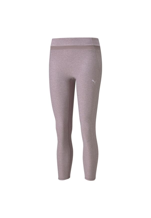 Puma - Rajstopy Sportowe Studio Yogini Luxe Mesh Inset. Kolor: różowy. Materiał: mesh. Długość: krótkie