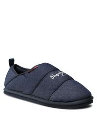 Kapcie Pepe Jeans. Kolor: niebieski. Materiał: denim #1