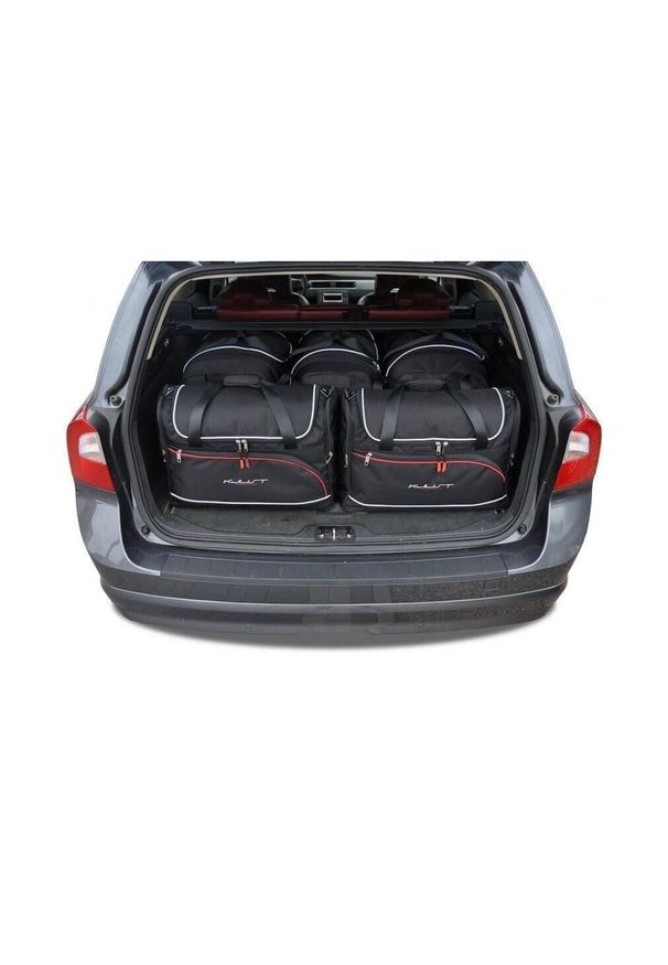 KJUST - Torby Do Bagażnika Volvo Xc70 2007-2016 5Szt Kjust. Kolor: czarny. Styl: sportowy
