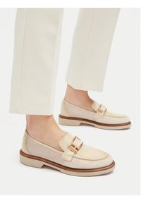 Hispanitas Loafersy HV254072 Écru. Materiał: skóra