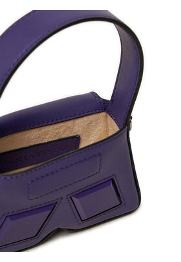 Karl Lagerfeld - KARL LAGERFELD Torebka 245W3239 Fioletowy. Kolor: fioletowy. Materiał: skórzane