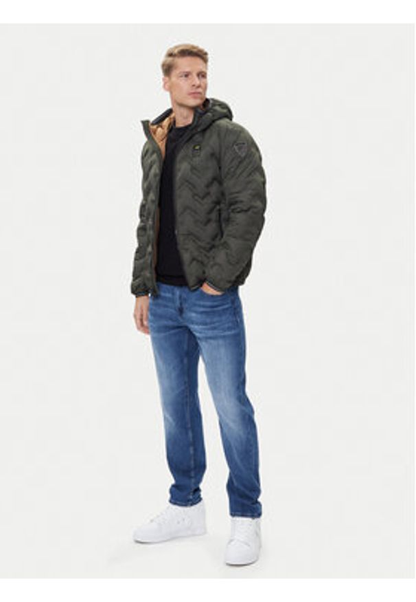 Blauer Kurtka puchowa 25WBLUC03233 Zielony Regular Fit. Kolor: zielony. Materiał: syntetyk