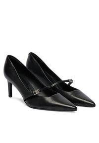 Calvin Klein Czółenka Ess Stiletto 70 Mj Lth Hdw HW0HW02952 Czarny. Kolor: czarny. Materiał: skóra #4