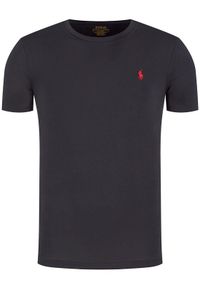 Polo Ralph Lauren T-Shirt Bsr 710680785 Czarny Custom Slim Fit. Typ kołnierza: polo. Kolor: czarny. Materiał: bawełna