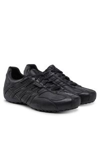 Geox Sneakersy U55MNB-00046 Czarny. Kolor: czarny. Materiał: skóra #5