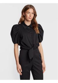 Ba&sh Koszula Dean 1H22DEAN Czarny Regular Fit. Kolor: czarny. Materiał: lyocell #1