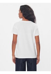 Armani Exchange T-Shirt 3DYT36 YJ3RZ 1000 Biały Regular Fit. Kolor: biały. Materiał: bawełna