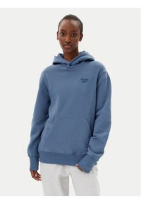 Reebok Bluza Icon Elements 100214074 Niebieski Regular Fit. Kolor: niebieski. Materiał: bawełna