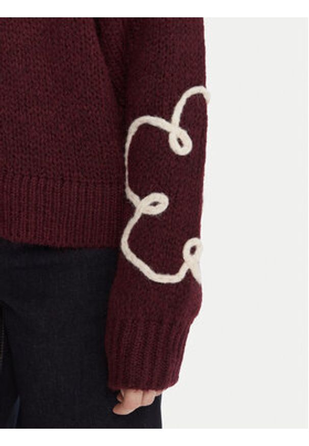 Vero Moda Golf Fatima 10335036 Fioletowy Regular Fit. Typ kołnierza: golf. Kolor: fioletowy. Materiał: syntetyk