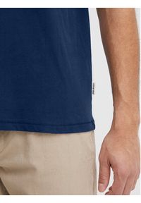 Blend T-Shirt 20715313 Granatowy Regular Fit. Kolor: niebieski. Materiał: bawełna
