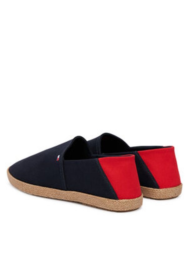 TOMMY HILFIGER - Tommy Hilfiger Espadryle Core Hilfiger Espadrille Textile FM0FM05792 Granatowy. Kolor: niebieski. Materiał: materiał
