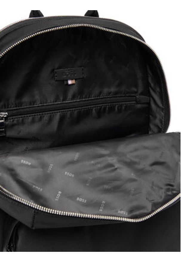 BOSS Plecak Highway 50536485 Czarny. Kolor: czarny. Materiał: materiał