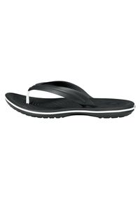 Japonki unisex Crocs Crocband Flip. Kolor: czarny. Materiał: materiał, syntetyk