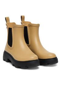 TOMMY HILFIGER - Tommy Hilfiger Kalosze Rubber Flag Cleated FW0FW08637 Brązowy. Kolor: brązowy. Materiał: guma