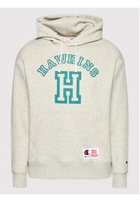 Champion Bluza Unisex STRANGER THINGS Hawkins 217751 Szary Regular Fit. Kolor: szary. Materiał: syntetyk #8