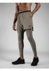 4f - 4F Spodenki treningowe szybkoschnące męskie 4F x Robert Lewandowski XL. Kolor: brązowy. Materiał: materiał. Sport: fitness #2