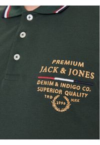 Jack & Jones - Jack&Jones Polo Lucas 12236306 Zielony Regular Fit. Typ kołnierza: polo. Kolor: zielony. Materiał: bawełna