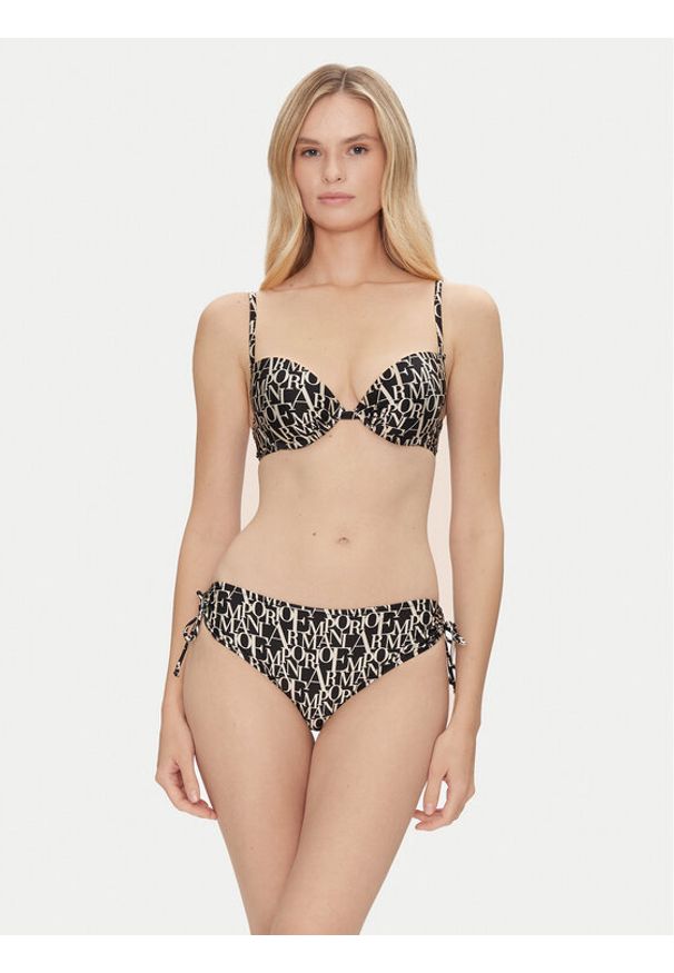 Emporio Armani Bikini EW000800 AF12190 FC125 Czarny. Kolor: czarny. Materiał: syntetyk