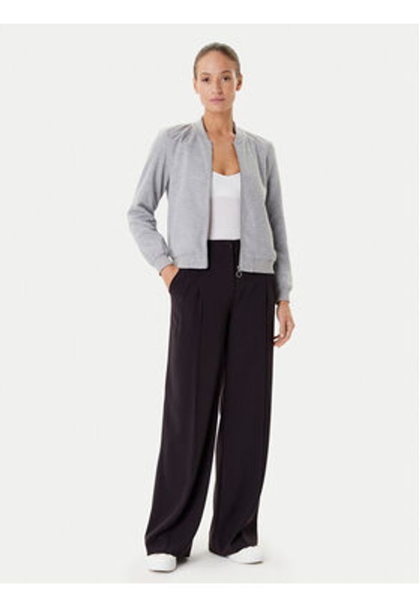 Vero Moda Bluza Kimiko 10331961 Szary Regular Fit. Kolor: szary. Materiał: syntetyk