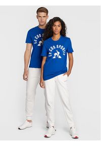 Le Coq Sportif T-Shirt Unisex 2220665 Niebieski Regular Fit. Kolor: niebieski. Materiał: bawełna #4