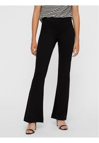 Vero Moda Spodnie materiałowe Kamma 10209858 Czarny Flared Fit. Kolor: czarny. Materiał: wiskoza #1