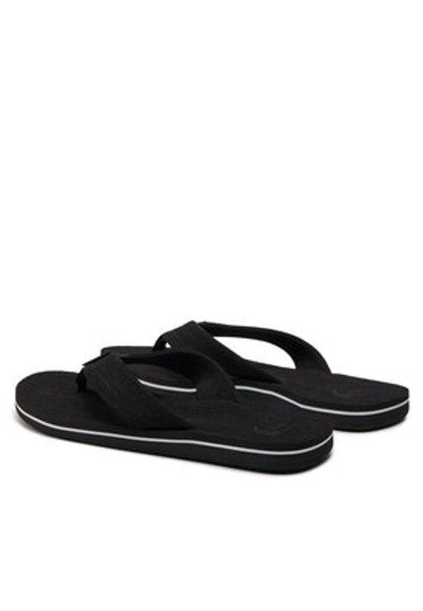 Quiksilver Japonki AQYL101266 Czarny. Kolor: czarny. Materiał: materiał
