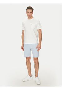 TOMMY HILFIGER - Tommy Hilfiger T-Shirt Essential Solid Pocket Tee MW0MW37283 Biały Regular Fit. Kolor: biały. Materiał: bawełna #5