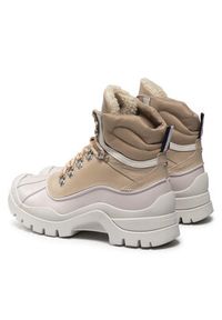 TOMMY HILFIGER - Tommy Hilfiger Botki Warmilined Outdoor Boot FW0FW05973 Beżowy. Kolor: beżowy #3