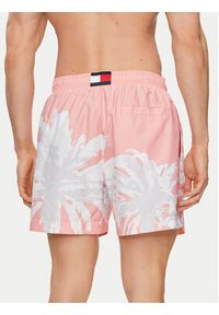 TOMMY HILFIGER - Tommy Hilfiger Szorty kąpielowe UM0UM03298 Różowy Regular Fit. Kolor: różowy. Materiał: syntetyk