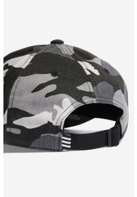 adidas Originals czapka z daszkiem bawełniana Camo Baseball Cap kolor szary wzorzysta IB9195-SZARY. Kolor: szary. Materiał: bawełna #2