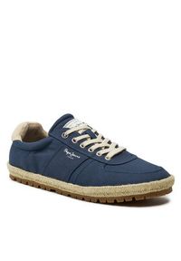 Pepe Jeans Espadryle Drenan Sporty PMS10323 Granatowy. Kolor: niebieski. Materiał: materiał. Styl: sportowy #3