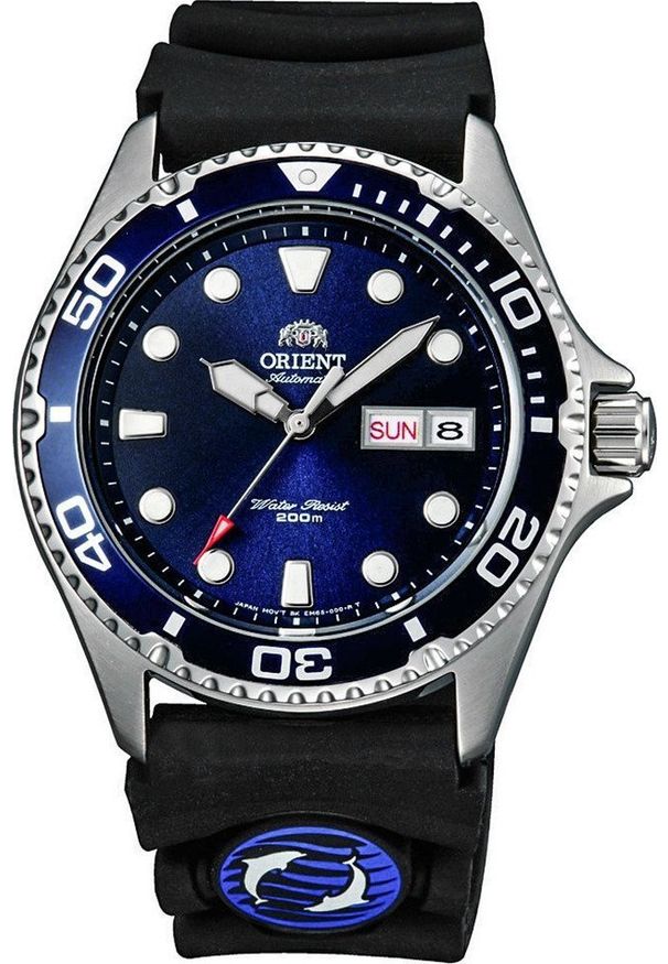 orient - Zegarek Orient Zegarek męski Orient FAA02008D9 czarny. Kolor: czarny